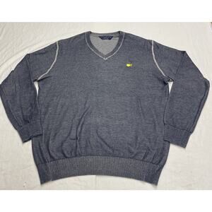 Clubhouse Collection Masters Sweatshirt Men’s L Crew neck Blue Made In Italy